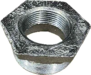 Buje reductor galvanizado IMC 2" x 1-1/4" 150# UL/FM sin plomo NPT - Imagen 1 de 2