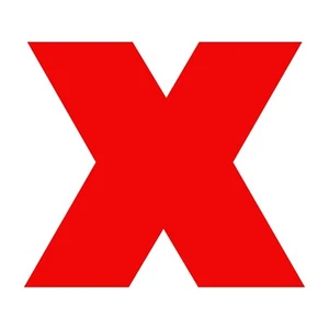 X Sticker - Buy 1 Get 1 Free Every Quantity - X Decal - Choose Color Size - Picture 1 of 2