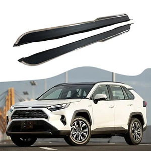 2PCS Fixed Running Board fits for Toyota RAV4 2019-2024 Side Steps Nerf Bars - Picture 1 of 13