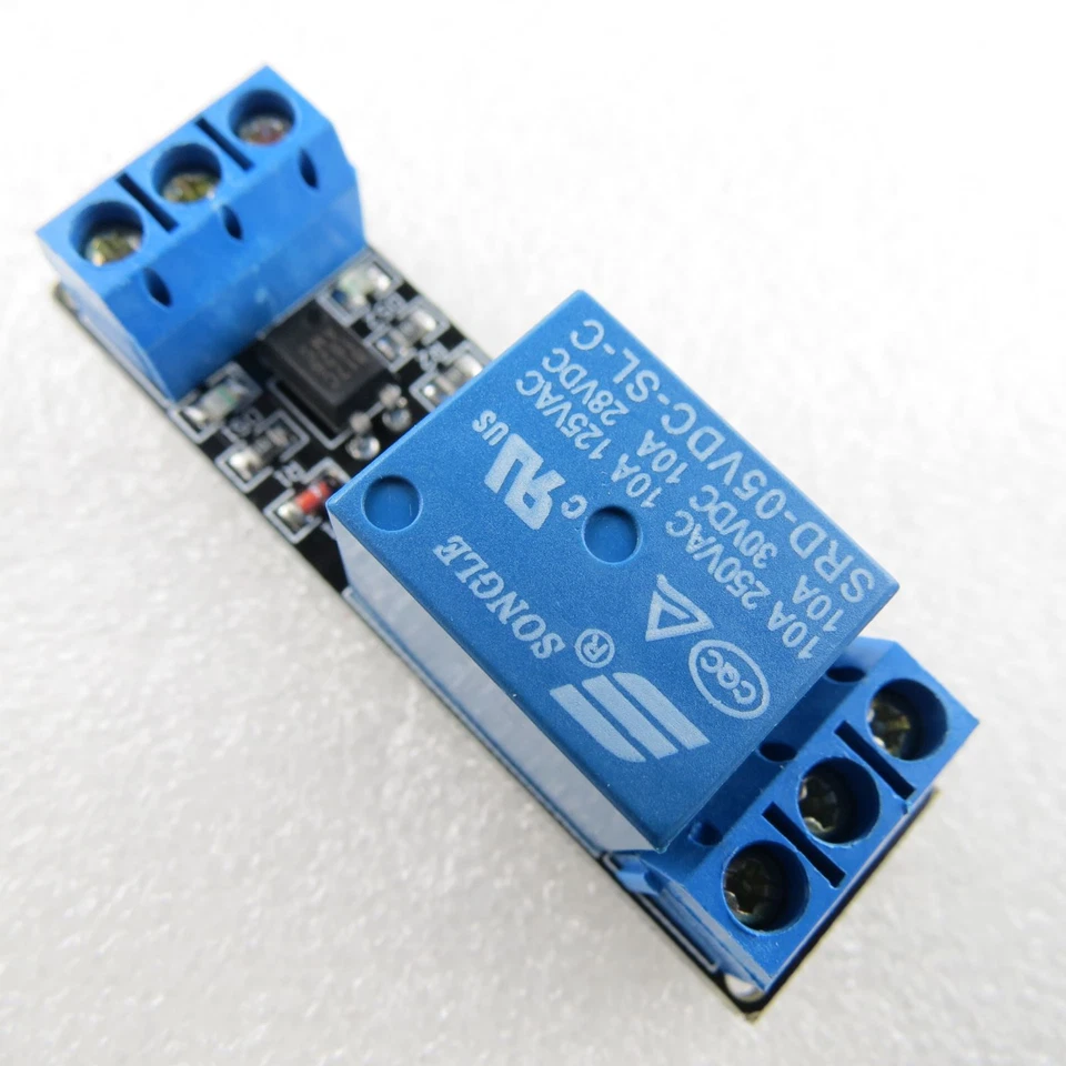 Relais 5V 230V Relaiskarte Relaisplatine Arduino 1 Kanal  Karte Modul Relay 10A - Bild 1 von 1
