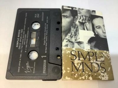 SIMPLE MINDS Cassette Tape ONCE UPON A TIME 1985 Virgin Records Canada VL4-2342 - Image 1 of 4