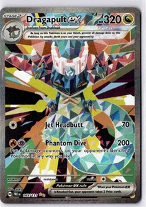 Pokemon Prismatic Evolutions Dragapult EX Sir 165/131 NM Condition - Picture 1 of 2