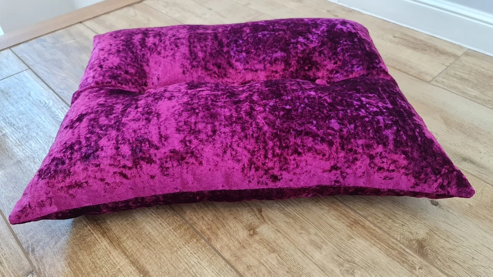 Bretz Kissen Samt Pink Fuchsia Chesterfield 65x45x15 cm Neu Designer Sofakissen - Bild 1 von 4