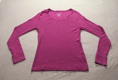 Faded Glory Sweatshirt Women's XXL Feminine Minimalist Lounge Magenta Purple - Image 1 of 4