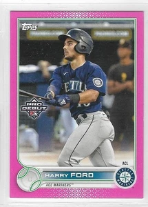 Harry Ford 2022 Topps Pro debut fucsia #PD-179 (133/199) SIN PRECIO BASE envío gratuito - Imagen 1 de 2