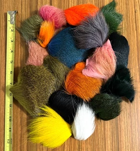 Bulk Bag Dyed Deer Hair, Fly Tying, NR - Picture 1 of 1