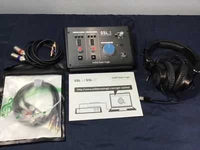 Solid State Logic SSL2 USB Audio Interface with extras Mint condition - Image 1 of 4