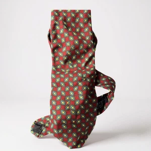 Corbata Burberrys of London Borgoña Floral Seda Diseñador Para Hombre - Imagen 1 de 6