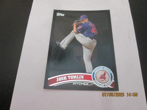 JOSH TOMLIN INDIANS 2011 TOPPS WALMART BLACK CARD #160 - Bild 1 von 2