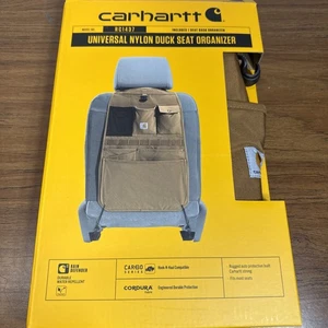 Carhartt Universal Nylon Duck Seat Organizer Brown RC1437 New - Picture 1 of 7