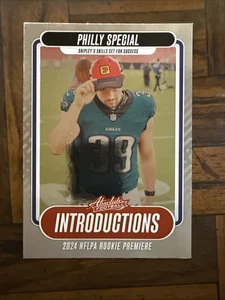 Will Shipley Panini Absolute I-WSY Philly Special Introductions Eagles RC 2024 - Imagen 1 de 2