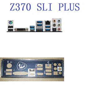 Backplate für MSI Z370 SLI PLUS Mainboard IO Shield Plate i/o O Shield - Bild 1 von 1