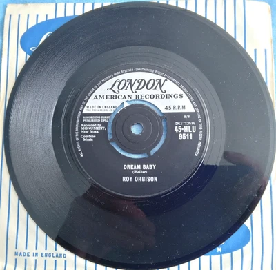 ROY ORBISON, DREAM BABY, 1962 LONDON LABEL, CLASSIC POP, VINYL NM, SLEEVE EX+. - Image 1 of 2
