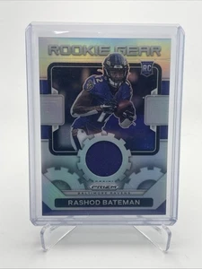 3201G 2021 Panini Prizm Rookie Gear Rashod Bateman #RG-10 (MEM, RC) Silver Prizm - Picture 1 of 2