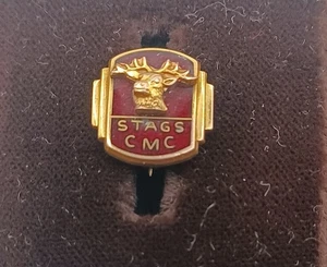 Vtg. 1959 Stags Athletic Baseball Pin G.F. Claremont Mckenna College. D2247 - Picture 1 of 7