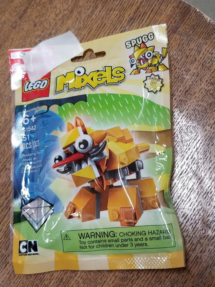 Lego 41542 MIXELS Spugg ORANGE Puppy Dog Tribe Lixers Polybag Action Figure USA - Image 1 of 4
