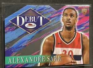 2024-25 TOPPS FINEST ALEXANDRE SARR RC DEBUT #D-1 WASHINGTON WIZARDS - Picture 1 of 2