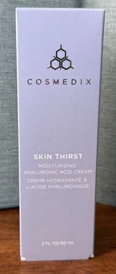 NIB Cosmedix Skin Thirst Hyaluronic Acid Cream  2oz/60ml Sealed - Image 1 of 4