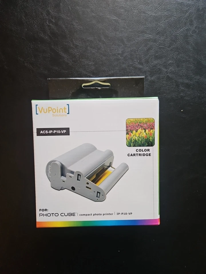 VuPoint Solutions Color Cartridge ACS-IP-P10-VP For Photo Cube Compact Printer  Foto 1 de 1