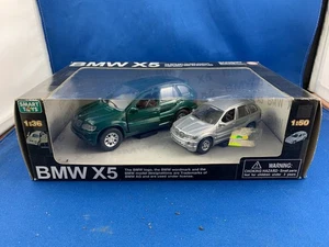 1:50 Scale 2000 BMW X5 E53 Diecast Vehicle Smart Toys Green / 1:36 Silver - Picture 1 of 16