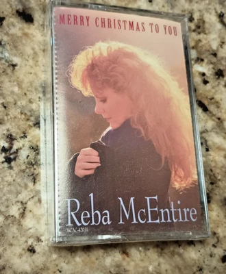 Vintage Cassette Tape Reba McEntire Sealed Merry Christmas to You 1993 Excellent — 第 1/4 张图片