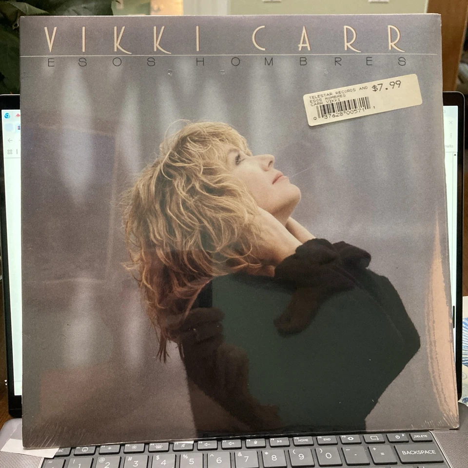 sealed album vikki carr esos hombres fr.1988 cbs records - Image 1 of 4