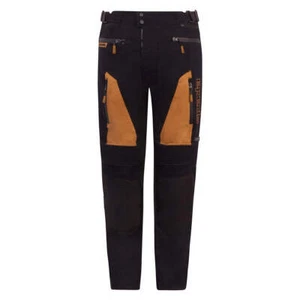 Spada Ascent V3 CE Waterproof Motorcycle Trousers Black/Tan - Picture 1 of 7