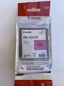 Canon PFI-106PM TINTENTANK 130ML EXP 04/2023 - Bild 1 von 3