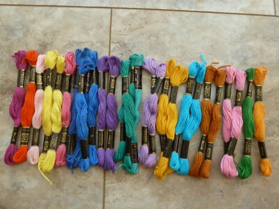  Lot of 23 skeins Designs for the Needle embroidery thread Plus 14 more skeins - Image 1 of 2