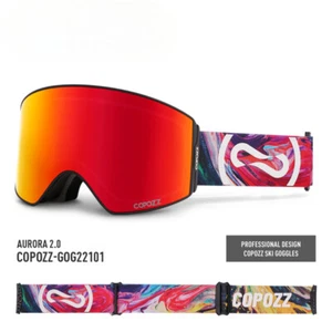 Neu Magnet Skibrille QuickChange Antibeschlag UV400 Snowboardbrille Profi - Bild 1 von 31
