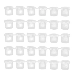 5 Sets Pigment Box Paint Pot Strips Empty Plastic Paint Pots Paint Cup - Picture 1 of 12