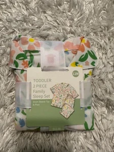 Matching Family Toddler Girl Pajama set Top short sleeve & Pajama pants Size 12M - Picture 1 of 3