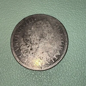 1786 Mo FM Mexico 2 Reales Silver Carlos III Spanish Colonial - Picture 1 of 4