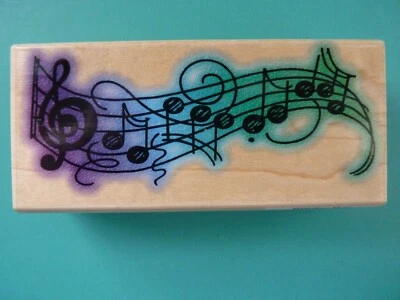 Sello de goma a escala musical ondulado SELENDOUS Foto 1 de 2
