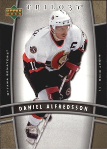 2006-07 Upper Deck Trilogy Senators Hockey Card #67 Daniel Alfredsson