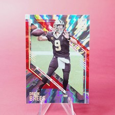 Drew Brees 2021 PANINI HTF LIGHTENING #/ ELITE FOIL SAINTS CARD MINT 