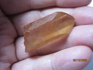 Cuarzo Cristal Rojo Hematoide Punto 1 1/2" Brasil Coleccionable HRCQPB-56 - Imagen 1 de 12