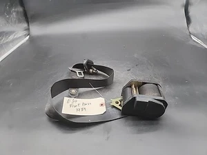 BIG HOLE SEDAN E30 FRONT RIGHT SEAT BELT RETRACTOR 325 325I 325IX BLACK T3-144 - Picture 1 of 8