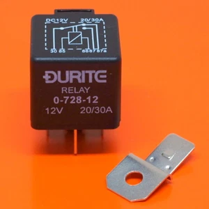 Durite 0-728-12 Relay 12V 20/30 Amp 5 Pin Relay Changeover As Lucas SRB501 - Picture 1 of 4