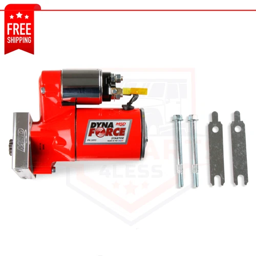 Arrancador DynaForce rojo MSD 5095 para Chevy bloque pequeño y bloque grande Foto 1 de 4