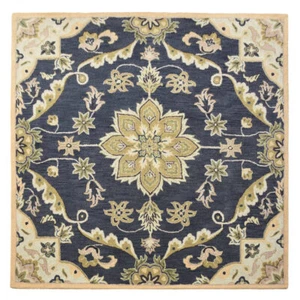Eco-Friendly Hand Tufted Wool Area Rug Floral Charcoal BBH Homes BBK00687 - Picture 1 of 156
