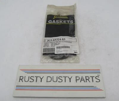 Lot of 4 Harley Davidson Exhaust Pipe to Cylinder Head Gasket JGI 65324-83 - Image 1 of 4