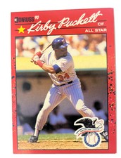 Mint Condition! ** 1990 Donruss Kirby Puckett HOF All-Star - 3 Errors!