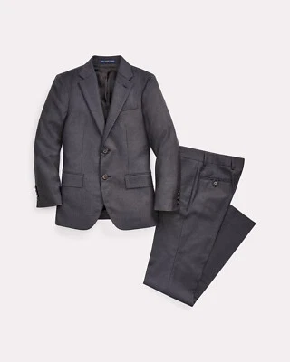 Terno Polo Ralph Lauren Masculino Leve de Lã Duas Peças Cinza $675 Tamanho 16 L Novo com etiquetas - Imagem 1 de 4