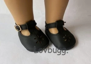 Black Mary Janes with Flower for 18" American Girl Doll Shoes FREESHIP ADDS! - Picture 1 of 24