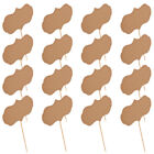 24 Cheese Markers Cupcake Picks Buffet Labels Cake Toppers