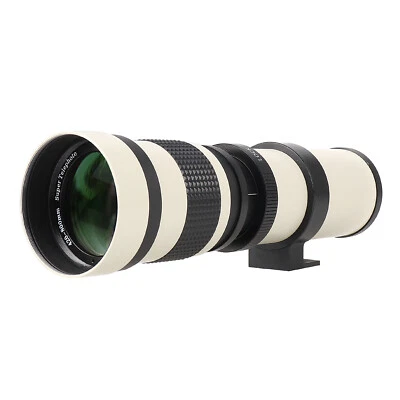 420-800mm f/8.3 Super Telephoto Zoom Lens for Canon EOS DSLR Camera 5D3 800D 70D - Image 1 of 4