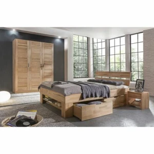 Moderner Kleiderschrank Tollow 2 trg. Kernbuche massiv NEU - Bild 1 von 5