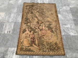 3x5 Vintage French Floral Romantic Tapestry Authentic Wall Hanging 142x95 cm - Picture 1 of 14
