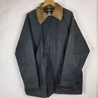 Unbranded Mens Large Cotton Waxed Shooting Hunting Utility Jacket Green England